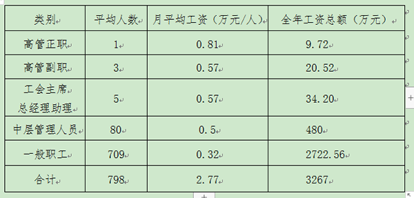 隴運集團公司對2022年度高管層及員工平均工資執(zhí)行情況的公示